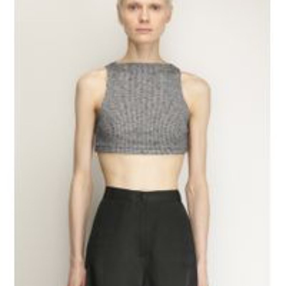 David Michael knit crop top